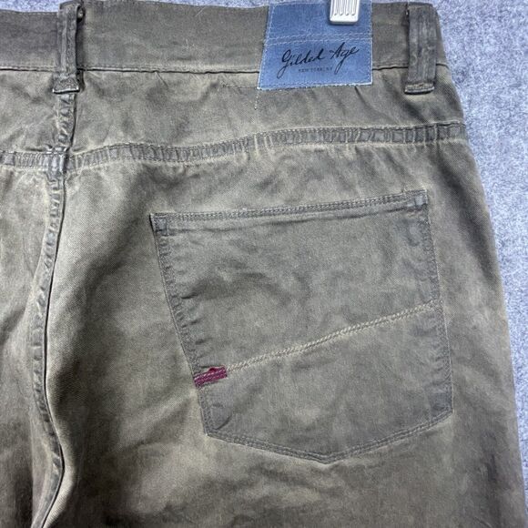Gilded Age Jeans Mens 34 Smokey Grunge Baggy Straight Italian Hip Hop Skater - Picture 4 of 9